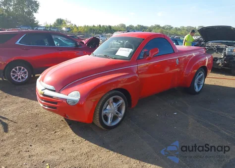2003 Chevrolet Ssr Ls из США, поврежденный, VIN 1GCES14PX3B100113